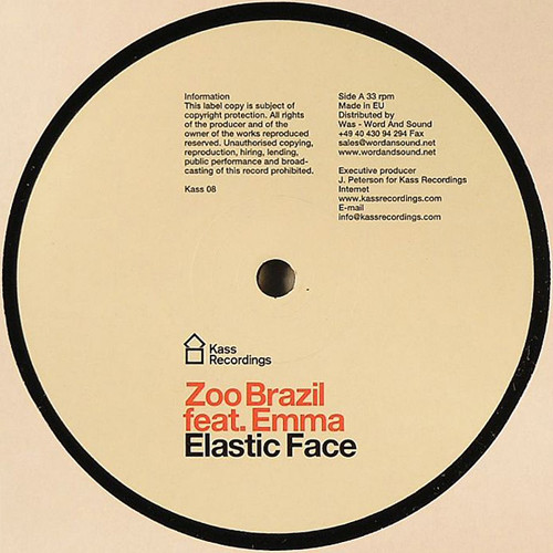 Zoo Brazil feat. Emma - Elastic Face | Kass Recordings (Kass 08) - main Zoo Brazil feat. Emma - Elastic Face | Kass Recordings (Kass 08) - main