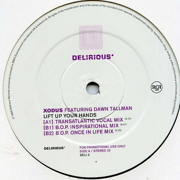 Xodus - Lift Up Your Hands | Delirious (DELI 3) - 2 Xodus - Lift Up Your Hands | Delirious (DELI 3) - 2