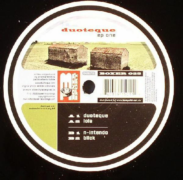 Duoteque - Ep One | Boxer Recordings (BOXER 025) - main