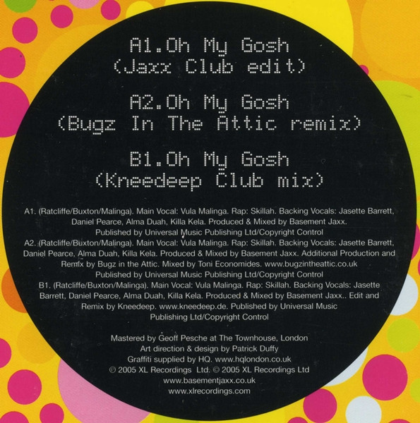 Basement Jaxx - Oh My Gosh | XL Recordings (XLT209) - 5