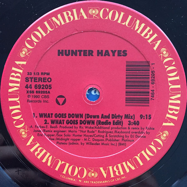 Hunter Hayes - What Goes Down | Columbia (44 69205) - 3 Hunter Hayes - What Goes Down | Columbia (44 69205) - 3