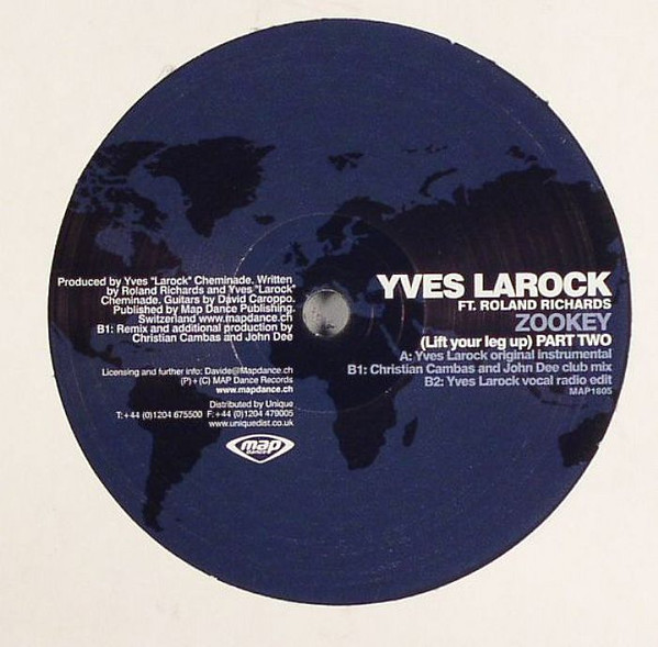 Yves Larock Ft. Roland Richards - Zookey (Lift Your Leg Up) (Part Two) | MAP Dance (MAP-1805) - main