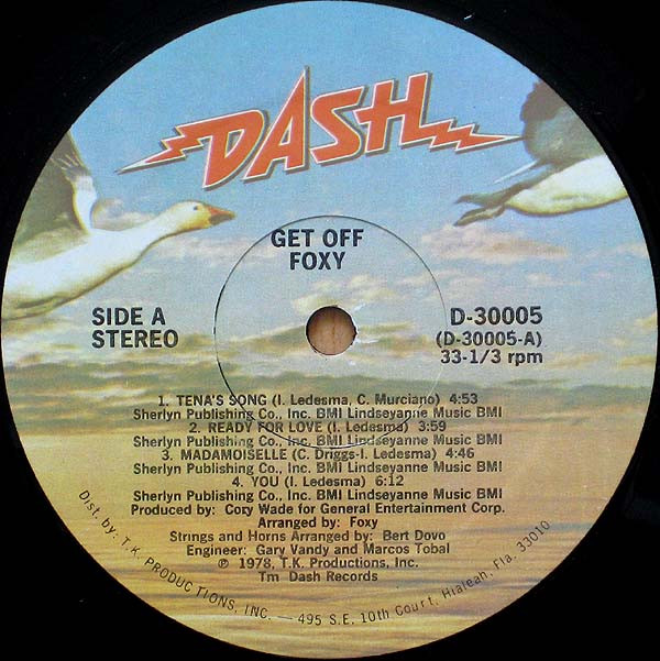 Foxy - Get Off | Dash (D-30005) - 3