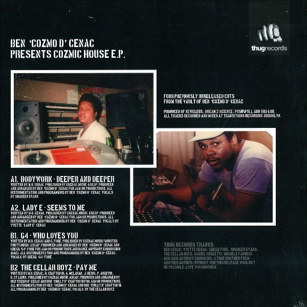 Ben 'Cozmo D' Cenac - Cozmic House E.P. | Thug Records (THUG 011) - 4