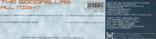 The Goodfellas - All Night | Ocean Trax (OCN 051) - 6 The Goodfellas - All Night | Ocean Trax (OCN 051) - 6