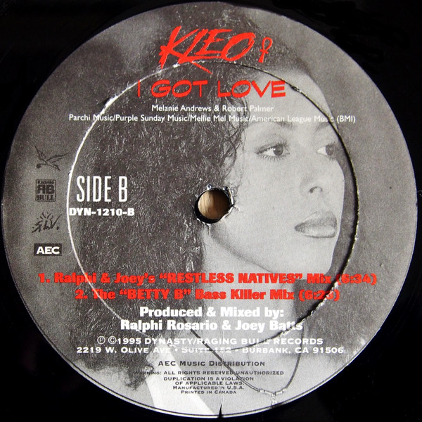 Kleo - I Got Love | Dynasty (DYN-1210) - 3