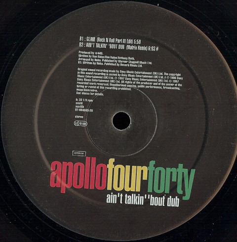 Apollo 440 - Ain't Talkin' 'Bout Dub | Stealth Sonic Recordings (SSXT6) - 4 Apollo 440 - Ain't Talkin' 'Bout Dub | Stealth Sonic Recordings (SSXT6) - 4