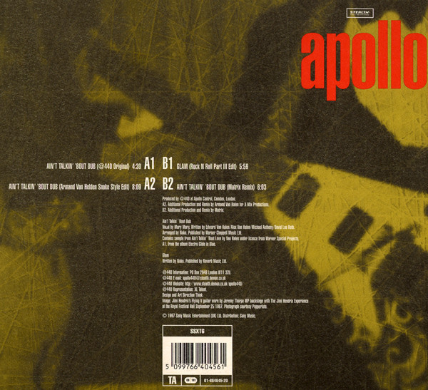 Apollo 440 - Ain't Talkin' 'Bout Dub | Stealth Sonic Recordings (SSXT6) - 5 Apollo 440 - Ain't Talkin' 'Bout Dub | Stealth Sonic Recordings (SSXT6) - 5