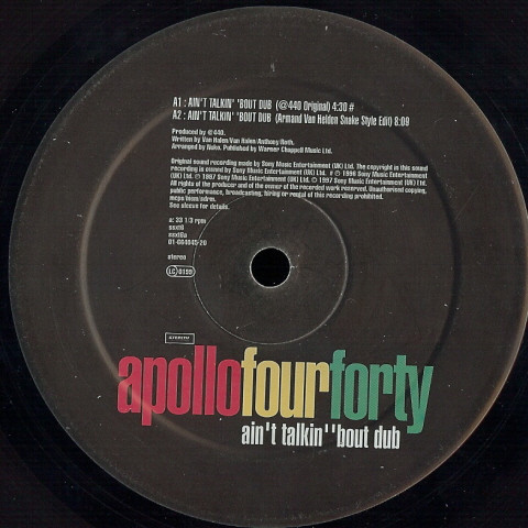 Apollo 440 - Ain't Talkin' 'Bout Dub | Stealth Sonic Recordings (SSXT6) - 3 Apollo 440 - Ain't Talkin' 'Bout Dub | Stealth Sonic Recordings (SSXT6) - 3