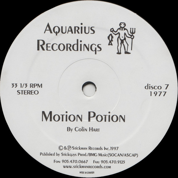 Colin Hart - Motion Potion | Aquarius Recordings (disco 7)