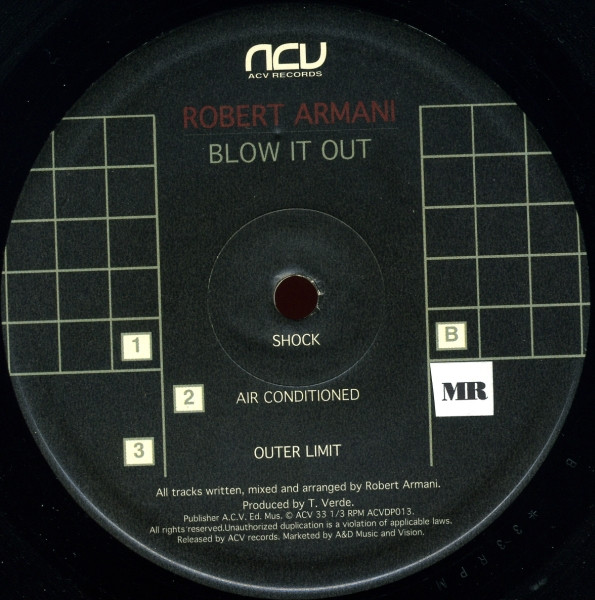 Robert Armani - Blow It Out | ACV (ACVDP 013) - 4 Robert Armani - Blow It Out | ACV (ACVDP 013) - 4