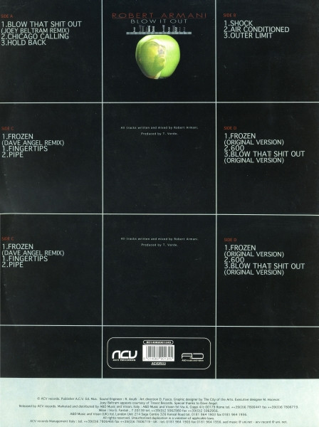 Robert Armani - Blow It Out | ACV (ACVDP 013) - 2 Robert Armani - Blow It Out | ACV (ACVDP 013) - 2