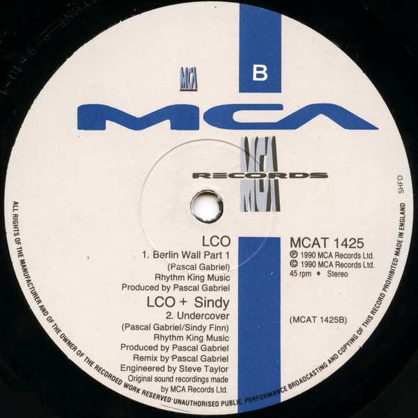 LCO + Sindy - Undercover | MCA Records (MCAT 1425) - 4 LCO + Sindy - Undercover | MCA Records (MCAT 1425) - 4
