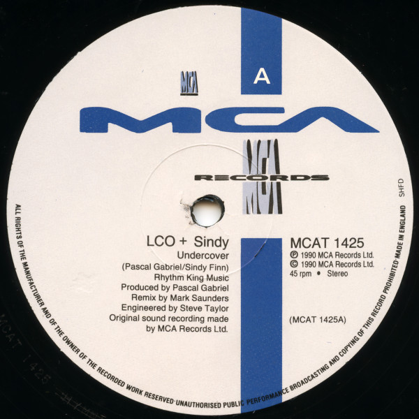 LCO + Sindy - Undercover | MCA Records (MCAT 1425) - 3 LCO + Sindy - Undercover | MCA Records (MCAT 1425) - 3
