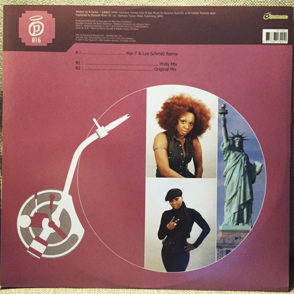 Barbara Tucker - You Want Me Back | Paradise Records (PARADISE 016) - 2 Barbara Tucker - You Want Me Back | Paradise Records (PARADISE 016) - 2