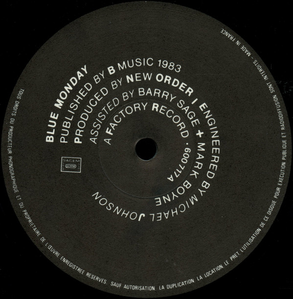 New Order - Blue Monday | Factory (600717) - 3