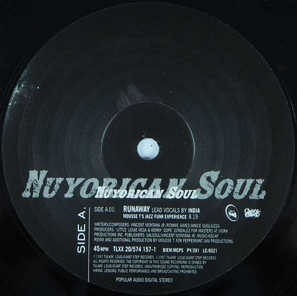 Nuyorican Soul - Runaway (Mousse T. Remixes) | Talkin' Loud (TLXX 20) - 2