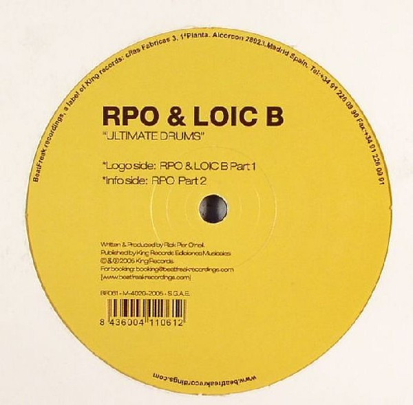 RPO & Loic B - Ultimate Drums | BeatFreak Recordings (BF0061) - main RPO & Loic B - Ultimate Drums | BeatFreak Recordings (BF0061) - main
