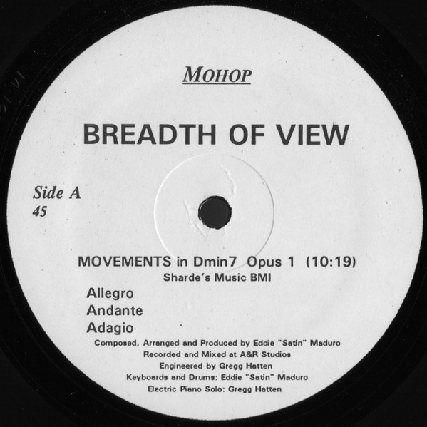 Breadth Of View - Movements In Dmin7 Opus 1 | Mo' Hop Records (M-1001) - main