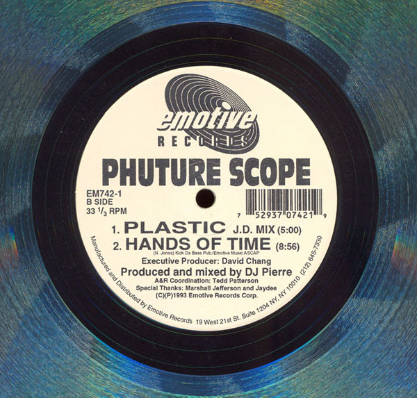 Phuture Scope - Plastic / Hands Of Time | Emotive Records (EM742-1) - 2 Phuture Scope - Plastic / Hands Of Time | Emotive Records (EM742-1) - 2