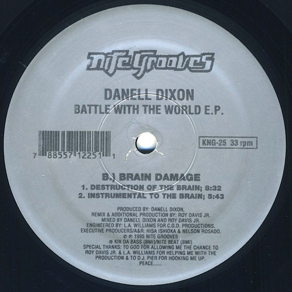 Danell Dixon - Battle With The World E.P. | Nite Grooves (KNG-25) - 3 Danell Dixon - Battle With The World E.P. | Nite Grooves (KNG-25) - 3