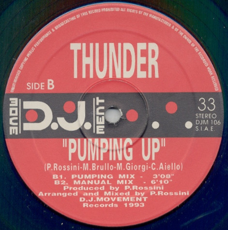 Thunder - Pumping Up | DJ Movement (DJM 106) - 3 Thunder - Pumping Up | DJ Movement (DJM 106) - 3