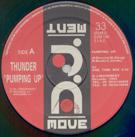 Thunder - Pumping Up | DJ Movement (DJM 106) - 2 Thunder - Pumping Up | DJ Movement (DJM 106) - 2
