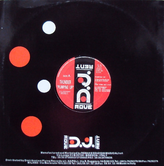 Thunder - Pumping Up | DJ Movement (DJM 106) - main Thunder - Pumping Up | DJ Movement (DJM 106) - main
