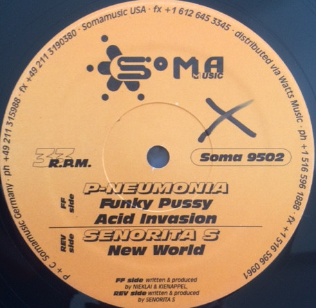 Senorita S / Pneumonia - New World | Somamusic (Soma 9502) - 2 Senorita S / Pneumonia - New World | Somamusic (Soma 9502) - 2
