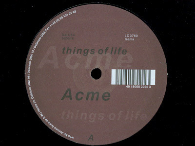 Acme - Things Of Life | Delirium USA (Del USA 980516)