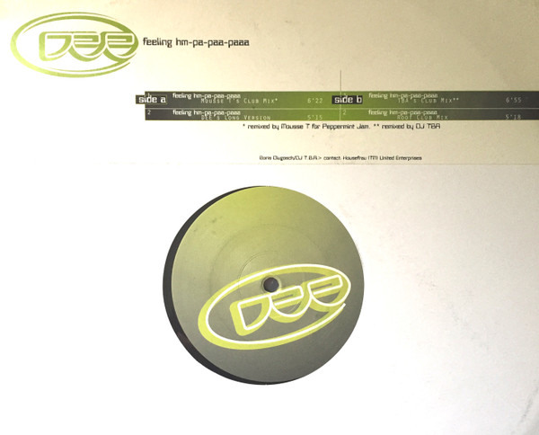 Dee - Feeling Hm-Pa-Paa-Paaa | Mercury (014 802) - main Dee - Feeling Hm-Pa-Paa-Paaa | Mercury (014 802) - main