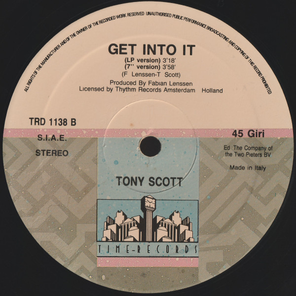 Tony Scott - Get Into It | Time Records (TRD 1138) - 2 Tony Scott - Get Into It | Time Records (TRD 1138) - 2