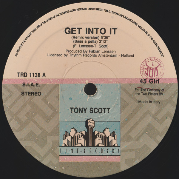 Tony Scott - Get Into It | Time Records (TRD 1138) - main Tony Scott - Get Into It | Time Records (TRD 1138) - main