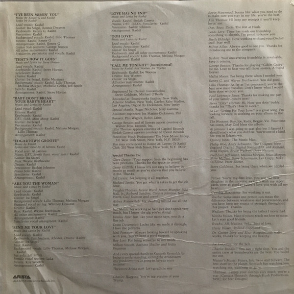 Kashif - Send Me Your Love | Arista (AL 8-8205) - 6 Kashif - Send Me Your Love | Arista (AL 8-8205) - 6