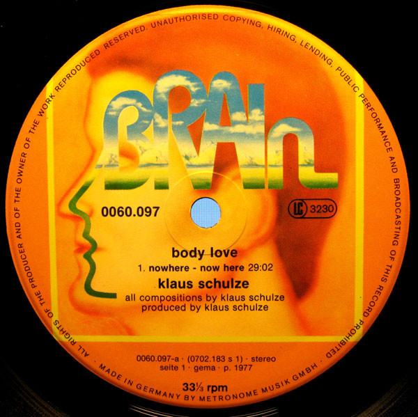 Klaus Schulze - Body Love Vol.2 | Brain (0060.097) - 4