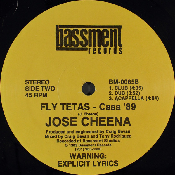 Jose Cheena - My Left Nut, My Right Nut | Bassment Records (BM-0085) - 2