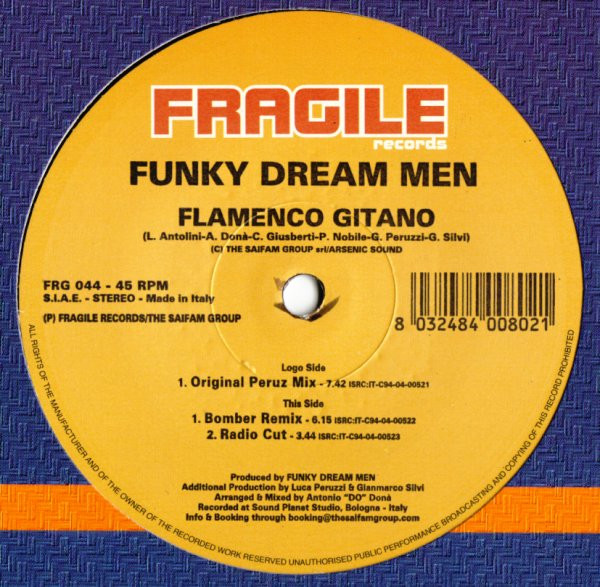 Funky Dream Men - Flamenco Gitano | Fragile Records (FRG 044) - main Funky Dream Men - Flamenco Gitano | Fragile Records (FRG 044) - main