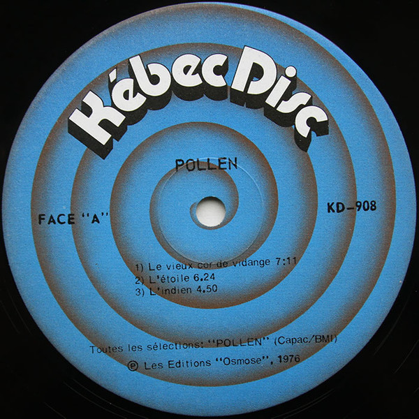 Pollen - Pollen | Kébec-Disc (KD 908) - 3 Pollen - Pollen | Kébec-Disc (KD 908) - 3