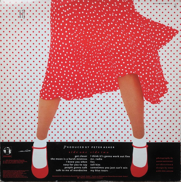 Linda Ronstadt - Get Closer | Asylum Records (96.0185-1) - 3 Linda Ronstadt - Get Closer | Asylum Records (96.0185-1) - 3
