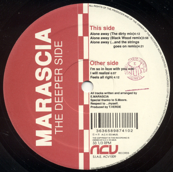 Marascia - The Deeper Side | ACV (ACV 1009)