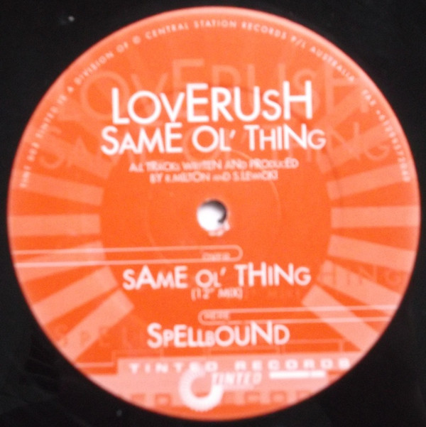 Loverush - Same Ol' Thing | Tinted Records (TINT 003)