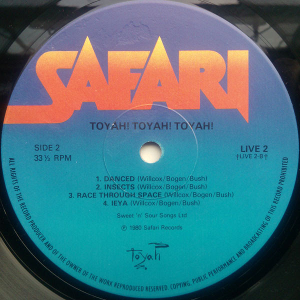 Toyah - Toyah! Toyah! Toyah! | Safari Records (LIVE 2) - 4