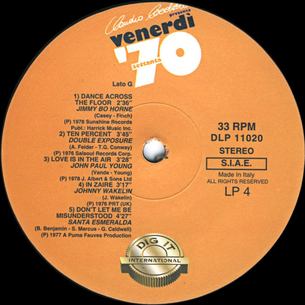 Various - Venerdì '70 | Dig It International (DLP 11020) - 9 Various - Venerdì '70 | Dig It International (DLP 11020) - 9