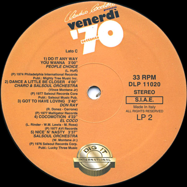 Various - Venerdì '70 | Dig It International (DLP 11020) - 5 Various - Venerdì '70 | Dig It International (DLP 11020) - 5