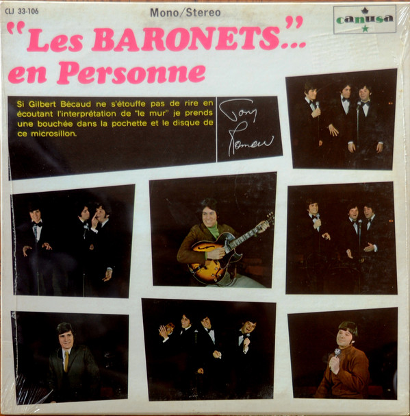Les Baronets - En Personne | Canusa (CLJ 33-106) - main