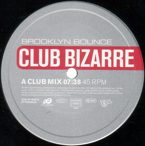 Brooklyn Bounce - Club Bizarre | Dance Division (DAD 671965-6) - 3 Brooklyn Bounce - Club Bizarre | Dance Division (DAD 671965-6) - 3