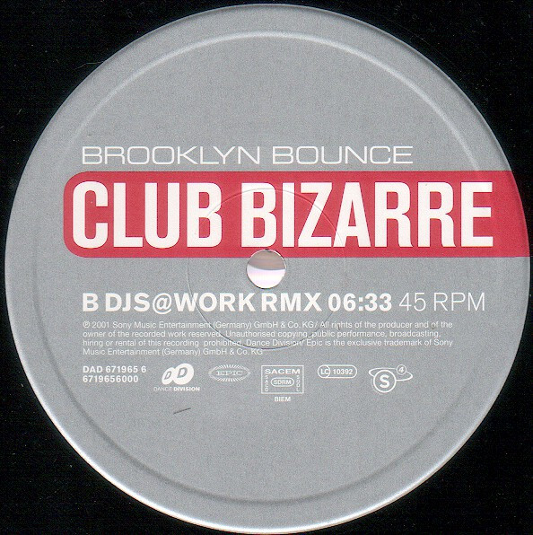 Brooklyn Bounce - Club Bizarre | Dance Division (DAD 671965-6) - 4 Brooklyn Bounce - Club Bizarre | Dance Division (DAD 671965-6) - 4