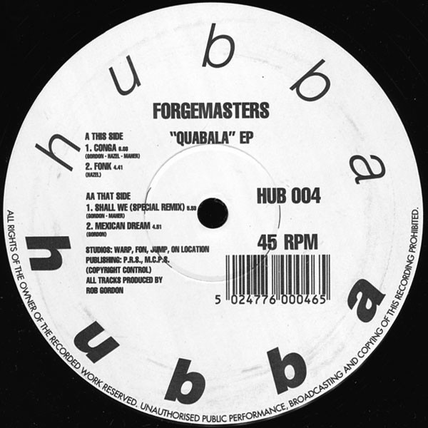 Forgemasters - Quabala EP | Hubba Hubba (HUB 004) - main
