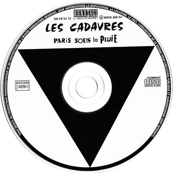 Les Cadavres - Paris Sous La Pluie | Bond Age (BRCD9472) - 4 Les Cadavres - Paris Sous La Pluie | Bond Age (BRCD9472) - 4