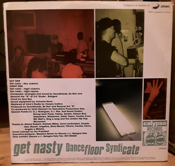 Dancefloor Syndicate - Get Nasty | Calypso Records (CPS 002) - 2 Dancefloor Syndicate - Get Nasty | Calypso Records (CPS 002) - 2
